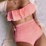 Vintage cut στράπλες μπικίνι