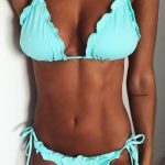 Ruched μπικίνι τριγωνάκι