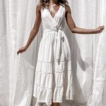 Λευκό sun dress