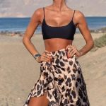 Ασύμμετρη leopard φούστα