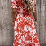 Maxi floral φόρεμα