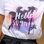 Summer print t-shirt