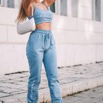 Σετ φόρμας με crop top