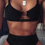 Black hoop μπικίνι