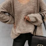 V neck πουλόβερ