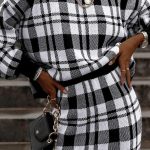 Plaid ασπρόμαυρο σετ