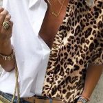 Double pattern shirt