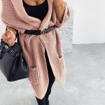 Oversized longline ζακέτα