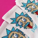 Scientist stamp socks