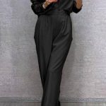 Satin longline σετ