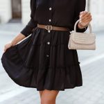A line mini dress