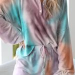 Tie dye cozy pajamas