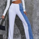 Double layered παντελόνι λευκό