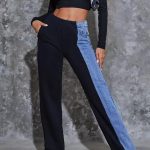 Double layered παντελόνι μαύρο