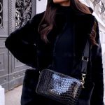 Playful luxury teddy fur μαύρη