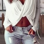 Casual πολυμορφικό τοπ λευκό