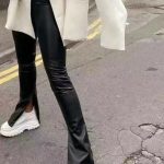 Flare slit παντελόνι