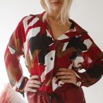 Printed mesh πουκάμισο