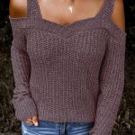 Overlay knitted πουλόβερ