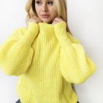 Solid knitted πουλόβερ