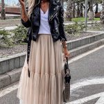 Τούλινη midi φούστα