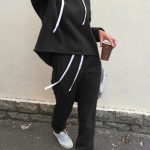 Workout σετ φόρμας μαύρο