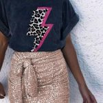 Metallic φούστα με παγιέτα