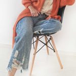 Longline ζακέτα