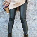 Casual chic leggings χακί