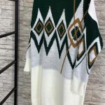 Printed ζιβάγκο μπλουζοφόρεμα πράσινο