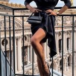 Wrap bandage satin φόρεμα