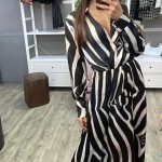 Printed maxi φόρεμα