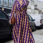 Retro printed φόρεμα