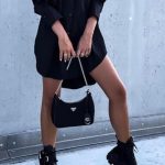 Loose oversized πουκάμισο μαύρο