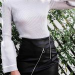 Zip up wrap φούστα