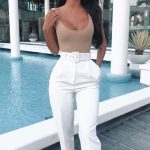 Office chino παντελόνι λευκό