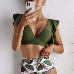 Exotic μπικίνι με βολάν πράσινο