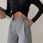 Front twist crop top