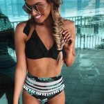 Tropical μπικίνι με pom poms