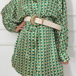 Retro printed φόρεμα