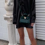 Satin πουκάμισο φόρεμα μαύρο