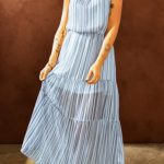 Ημιδιάφανο maxi φόρεμα