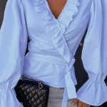 Κρουαζέ πουκάμισο με βολάν