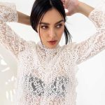 Romantic τοπ με δαντέλα