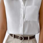 Ζέρσευ αμάνικο πουκάμισο