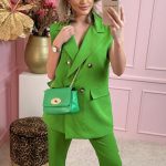 Αμάνικο office σετ λαχανί