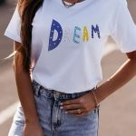 Dream stamped t shirt