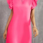 Μίνι φόρεμα με βολάν