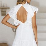 Διάτρητο μίνι φόρεμα