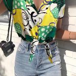 Funky εμπριμέ πουκάμισο